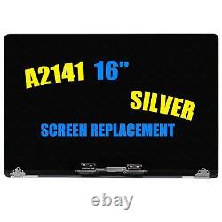 16 Replacement LCD Screen For MacBook Pro A2141 EMC 3347 2019 661-14200 Silver