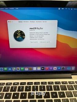 2013 Apple MacBook Pro 13 Retina i5 2.4GHz 8GB 256GB Screen / Keys / Battery