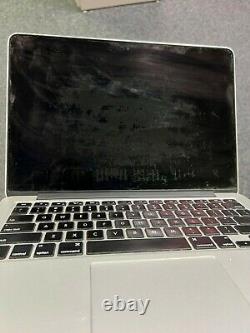 2013 Apple MacBook Pro 13 Retina i7 3.0GHz 8GB 512GB SCREEN /TRACPAD/BATTERY