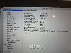 2013 Apple Macbook Pro 13 Me866ll/a I5 2.6ghz 8gb 512gb As Is Screen Issue