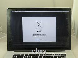 2014 15.4 Apple Macbook Pro Mgxc2ll/a I7 2.5ghz 16gb 512gb As Is Cracked Screen