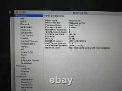 2014 15.4 Apple Macbook Pro Mgxc2ll/a I7 2.5ghz 16gb 512gb As Is Cracked Screen