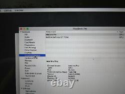 2014 15.4 Apple Macbook Pro Mgxc2ll/a I7 2.5ghz 16gb 512gb As Is Cracked Screen