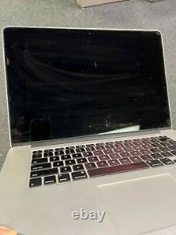 2015 Apple MacBook Pro Retina 15 i7 2.2GHz 16GB 256GB SCREEN/SPEAKER/ LCD