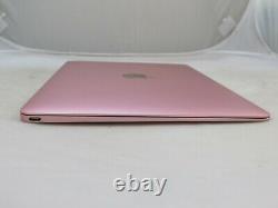 2016 12 Apple Macbook Rose Gold Turns On Screen Is Cracked Parts/repair