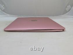 2016 12 Apple Macbook Rose Gold Turns On Screen Is Cracked Parts/repair