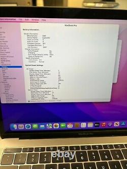 2017 Apple MacBook Pro 13 Space Gray i5 2.3ghz 8gb 128gb LIGHT SCREEN WEAR