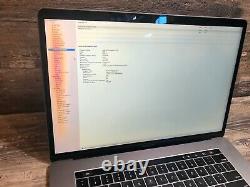 2018 MacBook Pro 15 TouchBar 2.2 GHz i7 16GB 256GB Radeon Pro 555X BAD SCREEN