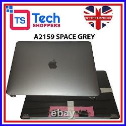 A2159 Apple MacBook Pro 13 2019 Retina Replacement LCD Screen Assembly Grey