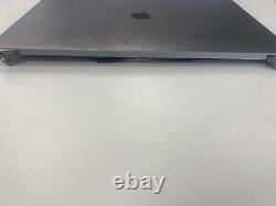 Apple 15 MacBook Pro A1990 Mid 2018 2019 LCD Screen Display Assembly Grey Lid L