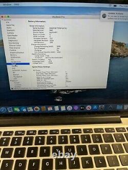 Apple MacBook Pro 13 Retina (2013) i5 2.4GHz 8GB 256GB Screen Wear / Battery