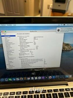 Apple MacBook Pro 13 Retina (2014) i5 2.6GHz 8GB 256GB SCREEN WEAR / ALT KEYS