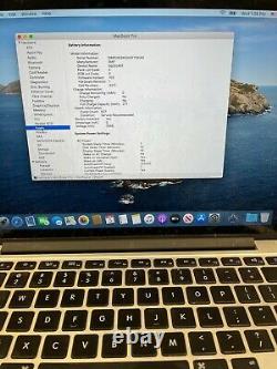 Apple MacBook Pro 13 Retina (2015) 2.7GHz i5 8GB 128GB Screen Wear / Battery