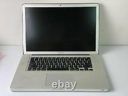 Apple MacBook Pro 15 2012 i7 2.6ghz, 8gb, nVidia, high res screen, NO POWER