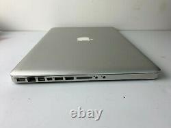 Apple MacBook Pro 15 2012 i7 2.6ghz, 8gb, nVidia, high res screen, NO POWER