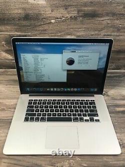 Apple MacBook Pro 15 2014 2.2GHz i7 16gb RAM 256gb SSD SCREEN Issue Dents