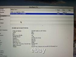 Apple MacBook Pro 15.4 Laptop MD104LL Mid 2012 2.6ghz 8gb 250gb SSD SCREEN LINE
