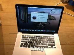 Apple MacBook Pro 15.4, i7 @ 2.2GHz, 256GB SSD, 16GB RAM, DAMAGED SCREEN