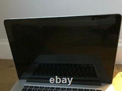 Apple MacBook Pro 15.4, i7 @ 2.2GHz, 256GB SSD, 16GB RAM, DAMAGED SCREEN