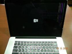 Apple MacBook Pro 15.4 i7 Quad core @2.8GHZ 16 GB RAM Mid 2014 Cracked Screen