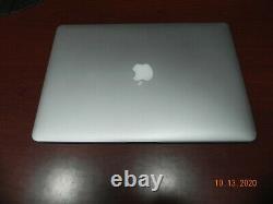 Apple MacBook Pro 15.4 i7 Quad core @2.8GHZ 16 GB RAM Mid 2014 Cracked Screen