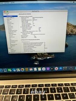 Apple MacBook Pro Retina 15 (2012) i7 2.3GHz 8GB 256GB KEYS/SCREEN/BATTERY