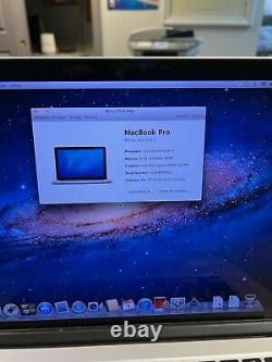 Apple MacBook Pro Retina 15 (2012) i7 2.3GHz 8GB 256GB SCREEN / KEYS / BATTERY