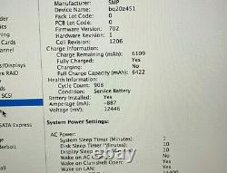 Apple MacBook Pro Retina 15 (2014) i7 2.5GHz 16GB 512GB Screen Wear / Battery