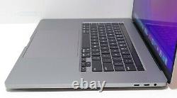 Apple MacBook Pro Touch Bar/ID Core i9 2.4GHz 16GB 512GB 5500M 16 A2141 Sp Gr