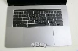 Apple Macbook Pro 15 2017 Shell with topcase, keyboard, screen, battery, READ