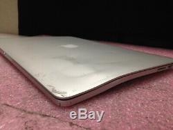 Apple Macbook Pro A1398 2015 Intel i7 16GB RAM No HDD No OS Bad Screen LP911