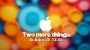 Apple S Secret October Event