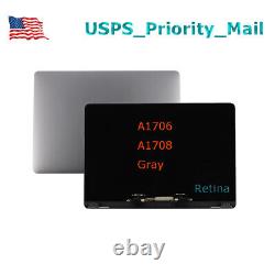 For Apple MacBook Pro Retina A1706 A1708 13.3 LCD Screen Display Gray Assembly