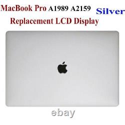 For Apple Macbook Pro 13.3 A2159 2019 Silver LCD Screen Full Assembly New A++