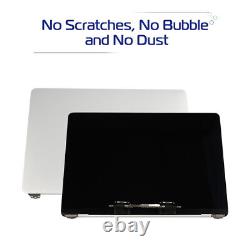 For MacBook Pro 13.3'' A1706 A1708 2016 2017 LCD Screen Display Assembly Silver