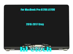 LCD Screen Display Assembly for MacBook Pro 13 A1706 A1708 2016 2017 Space Gray