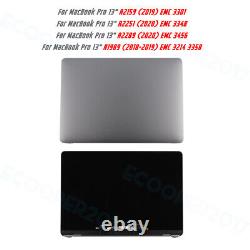 LCD Screen For MacBook Pro 13 A1989 A2159 A2251 A2289 EMC 3301 3456 3358 Gray