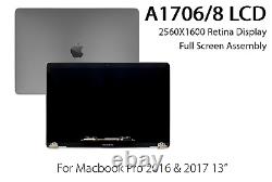 MacBook Pro 13 2016 2017 Retina LCD Replacement Screen Grey A1706 A1708