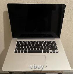 MacBook Pro 15 Retina Mid 2015 2.8GHz i7 16GB, No Ssd Broken Screen Read