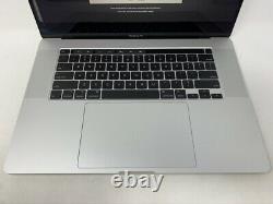 MacBook Pro 16-inch Silver 2019 2.6GHz i7 16GB 512GB SSD Cracked Screen READ