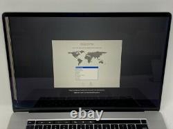 MacBook Pro 16-inch Silver 2019 2.6GHz i7 16GB 512GB SSD Cracked Screen READ