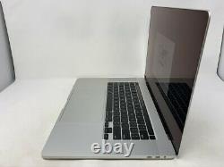 MacBook Pro 16-inch Silver 2019 2.6GHz i7 16GB 512GB SSD Cracked Screen READ