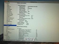 MacBook Pro 17 early 2011, 2.3 ghz core i7 8gb ram 500 gb hd matte screen