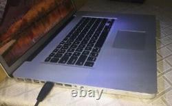 MacBook Pro 17 early 2011, 2.3 ghz core i7 8gb ram 500 gb hd matte screen