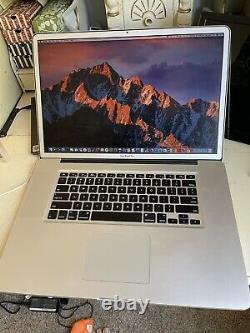 MacBook Pro 17 inch Mid 2010. Upgraded. Matte Finish Screen. 1 TB SSHD 8GB RAM
