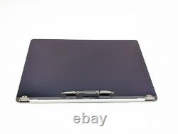 MacBook Pro A1990 2018 2019 15.4 LCD Full Display Screen Assembly Silver