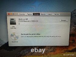 MacBook Pro Laptop Computer 13in Screen 1TB HD 2012 Pre-owned with Box
