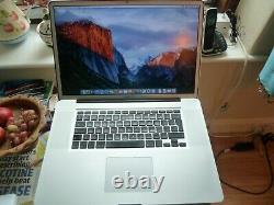 MacBook Pro-Model No A1297 -17 Matte Screen 2.2Ghz. Intel i7. 1TB SSD. V. G. C