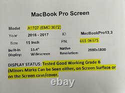 MacBook Pro13.3 15 A1707 EMC 3072.2016-2017 LCD Screen Assembly Space Gray