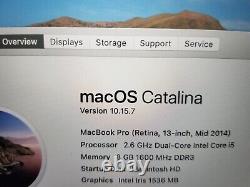 MacBook pro Mid 2014 intel 8GB RAM 13.3 Screen i5
